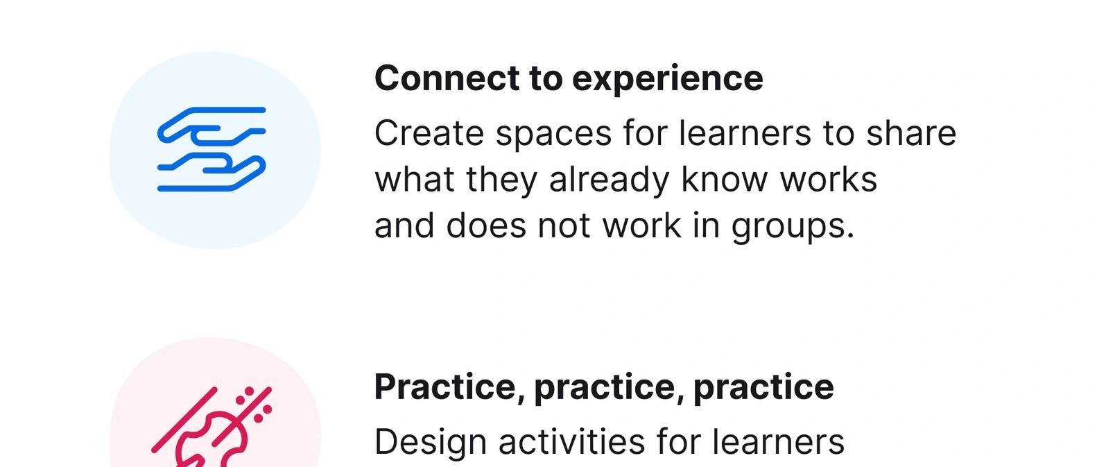 Peer advisory facilitation training